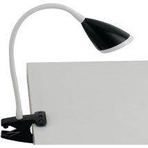 Lampada da lettura led hegel nera con pinza 3,7W 4000K (luce naturale) - Nero