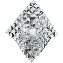 Applique rumba trasparente in cristallo (1xG9) - Trasparente