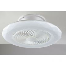 Fan Europe - Skyron - led Ceiling lamp with fan, Wifi Smart, Voice Control, White Starry Sky Effect,