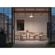 MDC - fan riga WH+wood Ø120 DC32W 3A led 36WCCT3k-6k dim