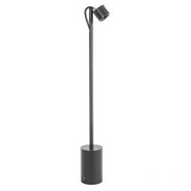 Fanale Fint nero con led bianco caldo 3000K