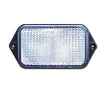 Catadiottro rettangolare bianco