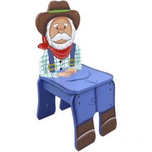 Fantasy Fields (Klein-)Kinder Kids Farmer-Holzstuhl (kein Tisch) TD-11324A2-F - Blau