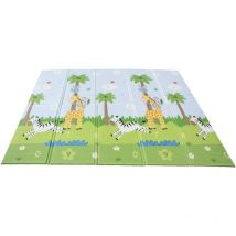 Fantasy Fields Safari Tier- Und Garten Kinder Baby Krabbelmatte 1.97m x 1.54m PS-PM001