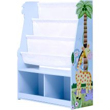 Fantasy Fields Sunny Safari Kinder Bücherregal Aus Holz Mit Aufbewahrung Mehrfarben TD-13410SS