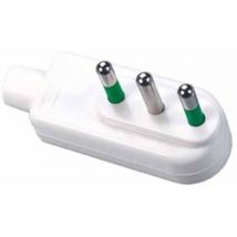 Fanton - fiche à angle droit italienne 2X16A+E blanc 80040