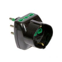 Adaptateur Fanton 82241 de S17 à 2P17/11+1P40 système vertical noir