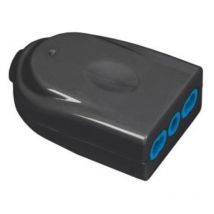 Presa dritta Fanton bipolare 2P+T 16A P17/11 nera 82571-E