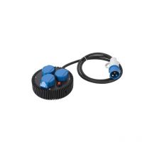 Fanton - Multiprise ronde Professionnelle 3 Prises cee 2P+T 16A 200-250V 6h IP44 Câble 2 m avec disjoncteur - 42090