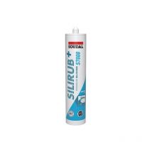 Soudal - Sanitärsilikon Silirub+ S7000 300ml silbergrau 120961
