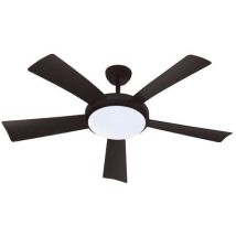 Wallis Nero - Ventilatore Da Soffitto Ø132cm 38w + Illuminazione Led