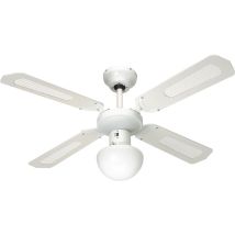 Farelek - Ventilateur De Plafond Bali Blanc 50w Ø107cm