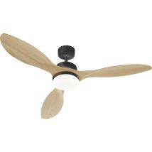 Farelek - Oklahoma Noir - Ventilateur De Plafond Ø132cm 55w + Éclairage Led