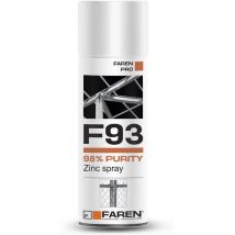 FARMICOL – Antirouille et primaire pour métal – Spray professionnel Zinc 400 ml – Finition métal, Litrage, Quantité par pack