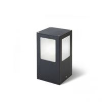 Faretto applique ponder 20 da parete / paletto nero 230V E27 18W IP44