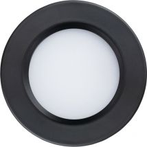 Led Spot integrato 55mm nero 3W DC12V Equivalente 25W - giorno bianco 6000K