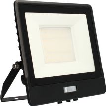 Faretto da parete alto - 50W, 4000K, 4300lm, Nero - Rivelatore ir Arlux Lighting