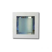 Faretto E27 per luce 165 mm, Cromo Lampo minihallsquarecr