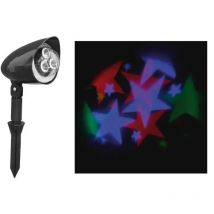 Faretto Faretto Proiettore Led Stelle Laser 3D Multicolore Distanza 10 Metri