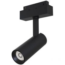 Faretto Focus Led Per Binario Moderno Alluminio Nero Luce Naturale 10W