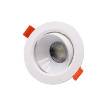 Faretto incasso led 7W 220V diametro 88 mm orientabile F.I.75-80 MMLuce Calda 3000k