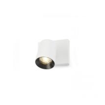 Faretto kenny i plafoniera/applique bianco/nero 230V GU10 35W
