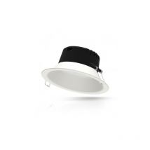 Led led Spot Recessable AC220/240V 21W 2300lm 100° impermeabile IP40 IK06 Ø233mm - White Day 6000K foratura Ø200mm
