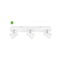 Faretto led Briloner rock barra a 3 gu10 bianco