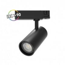 Led spot su Rail Orientable + Rail 3 adattatore AC220/240V 25W 2500lm 24° IP20 IK05 Ø75mm - Bianco Hot 3000K
