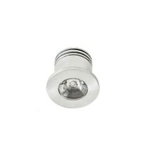 Faretto led da incasso 1w ip20 4000k tondo luce naturale alluminio stone 10292/n