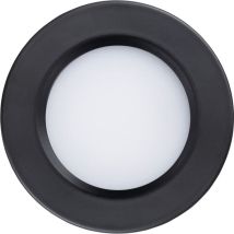 Built-in led spot 55mm compatto nero 3W DC12V Equivalente 25W - bianco naturale 4000K