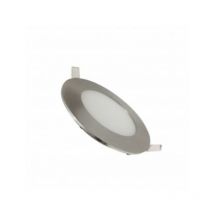 Faretto led da incasso 6w rotondo acciaio sottile super slim luce fredda kit 5 pezzi