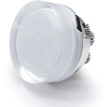 Faretto led da incasso rotondo in cristallo da 1 w - Bianco caldo 2700 k