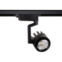 Faretto led Binario Monofase 30W Dora Nero Bianco Naturale 4000K