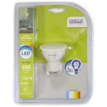 Omega - faretto led GU10 7W 500LM 4500K