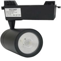 Faretto led Nero a binario 30W Monofase faro super compatto cob FB-24-30WLuce Calda 3000k
