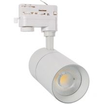 Faretto LED Binario Trifase 20W Regolabile Mallet CCT Nero Bianco