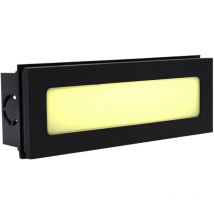 Faretto led segnapasso cct 6W luce calda fredda naturale incasso esterno 490LM nero