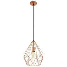 Carlton Lampada da soffitto a sospensione Wire Frame color rame