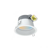Miidex Lighting - Downlight led Bianco dimmerabile AC220/240V 20W 1800lm 100° IP44/20 Ø175mm - ctc 3000K / 4000K / 6000K foratura Ø150mm