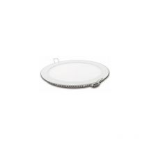 Faretto led piatto tondo bianco matel 18w neutro