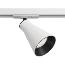 Faretto Per Binario Virar Moderno Alluminio Bianco 1 Luce