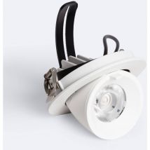 Downlight led 15W Circolare Orientabile cct 120 lm/W lifud Foro ø 100 mm Selezionabile (Caldo-Naturale)