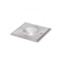 Strahler rizz sq 105 Edelstahl 230V led 3W 96° IP65 3000K