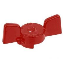 FARFALLA ALLUMINIO ROSSA PER VALVOLE E RUBINETTI BUGATTI Misura: 3/4"
