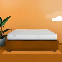 Matelas - Anatomique - Hauteur 19 cm - Rembourrage Fibre Hypoallergénique - Hygiénique - Confortable - Expédié Sous Vide Enroulé - 100% Made in Italy