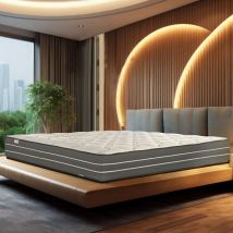 Matelas double comfort - Hauteur 28 cm - Mousse à mémoire de forme 6 cm - Double Comfort - Orthopédique - Ergonomique - Enveloppant - Memo Biocomfort