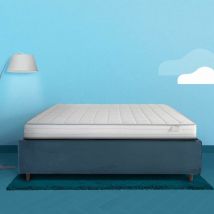 Farmarelax - Matelas en Mémoire Bleue adaptatif - anatomique et confortable - h17 cm - expédié sous vide - 160x190 cm