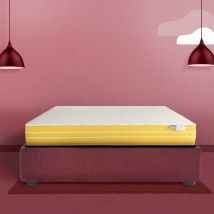 Matelas Top Memory - h 23 cm - Orthopédique - Mousse a mémoire houte qualitè - Technologie 5D Respirant - 100% Made in Italy - 140x200 cm - Farmarelax