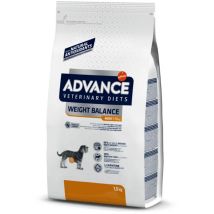 Advance Weight Balance Mini - Alimento Dietetico per Cani Adulti di Piccola Taglia - 34% Proteine, 10.5% Grassi - 2 mesi di Dimagrimento